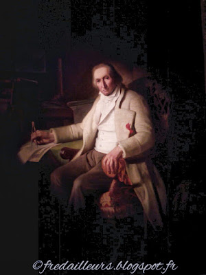 Lyon, Musée des Tissus : Jean-Claude Bonnefond, Portrait de Joseph-Marie Jacquard, 1832