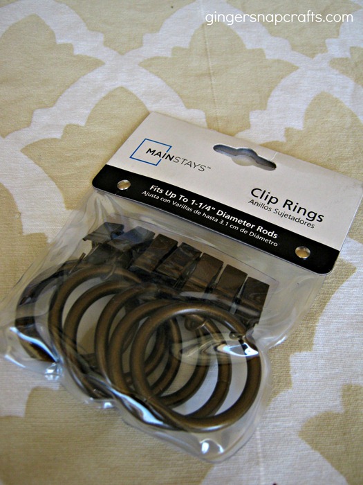 stencil curtain clips I found these curtain clips at Walmart