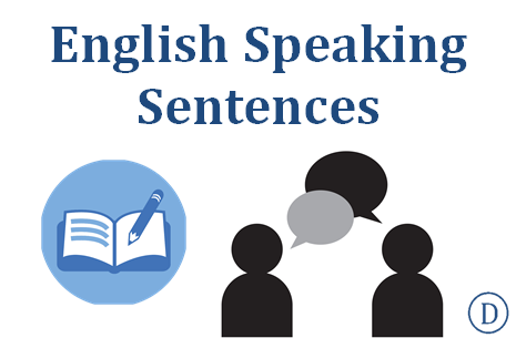 Daily speaking English sentences