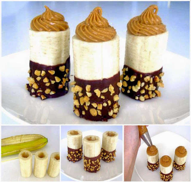 Aneka kreasi Pisang : Banana Peanut Butter