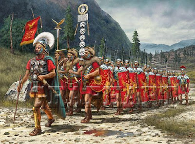 Legionarios romanos