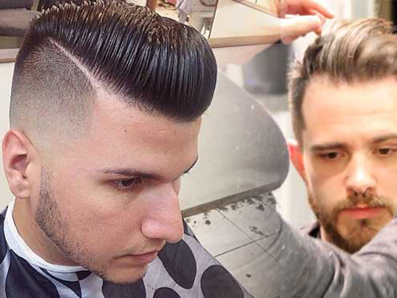  style  rambut  lelaki  masa kini fesyen rambut  pompadour 