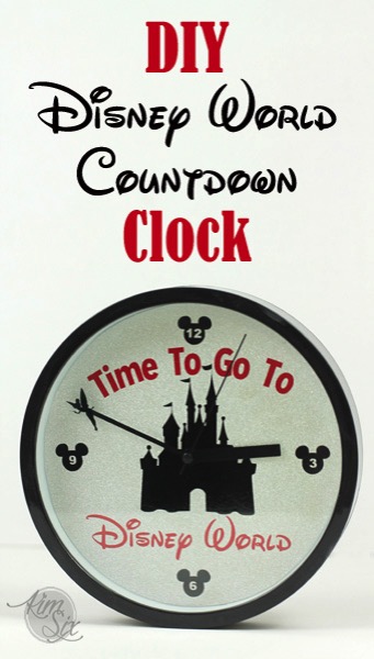 DIY Disneyworld Countdown Clock