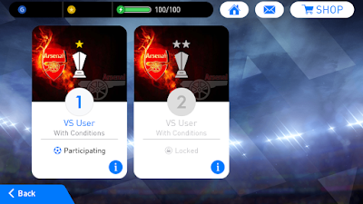  PES 2018 Mobile Android Minimum Patch V3.9 Arsenal Graphic Menu