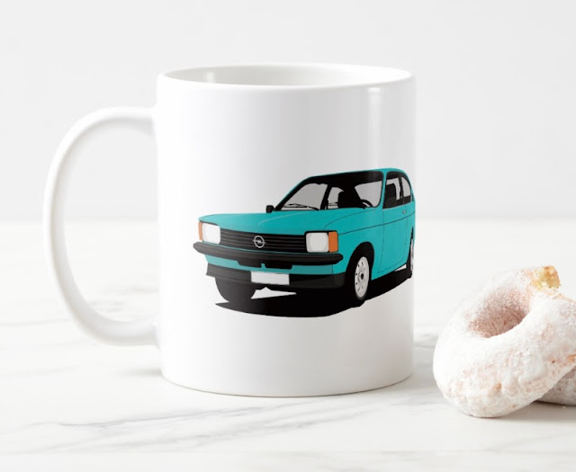 Opel Kadett C Coupé coffee cup