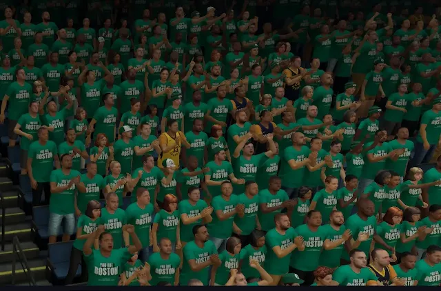 NBA 2K24 2024 NBA Finals Boston Celtics Crowd
