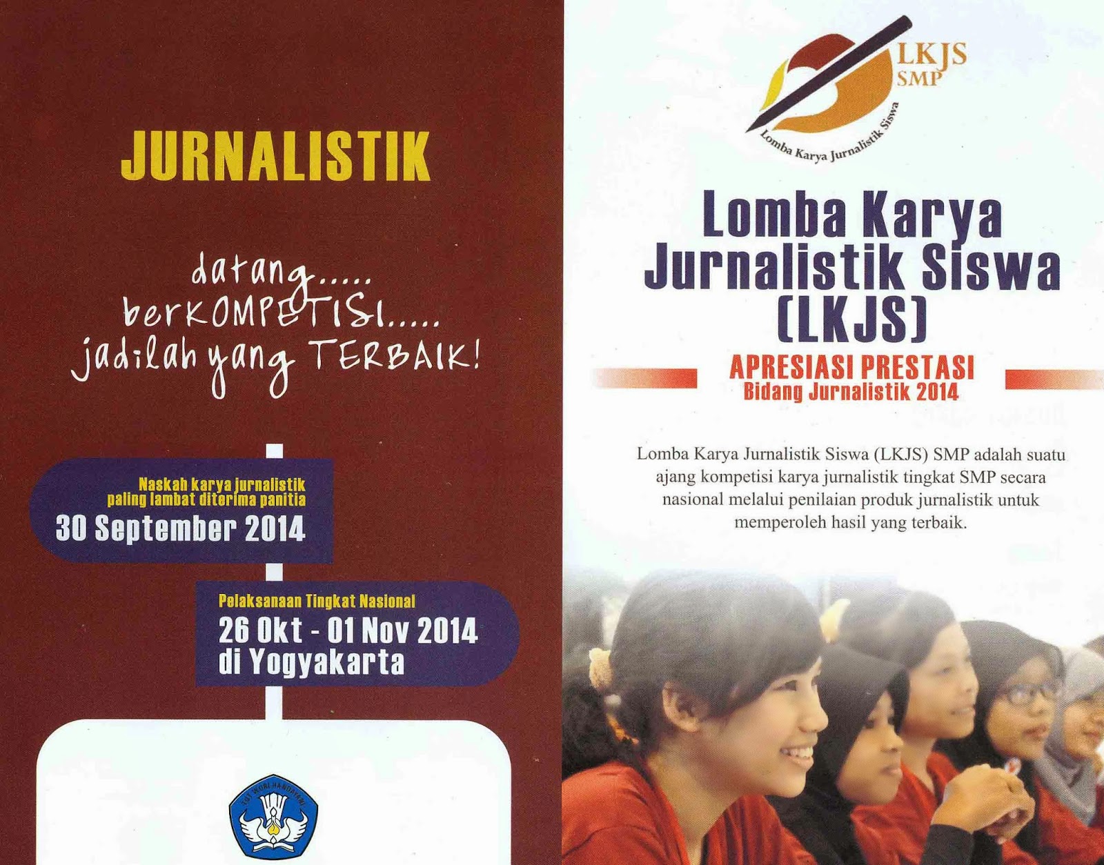 Rpp terbaru: LOMBA KARYA JURNALISTIK SISWA (LKJS) SMP 