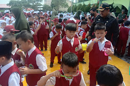 Capai Rekor Muri, Sebanyak 500 Ribu Anak-Anak Pelajar SD Ikuti Sikat Gigi Bersama 