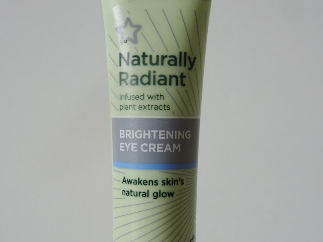 Superdrug Naturally Radiant Brightening Eye Cream Review | Beauty and The Boy - Scottish Beauty Blog