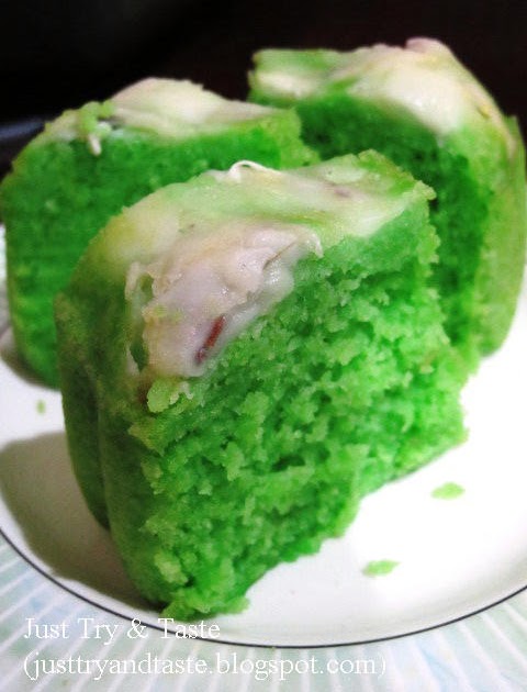 Resep Cake Kukus Kelapa Pandan  Just Try & Taste