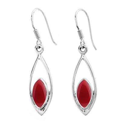 carnelian silver dangle earrings amazon