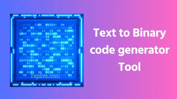 Text to binary code generator