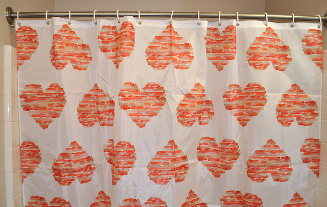 Bacon Shower Curtain1