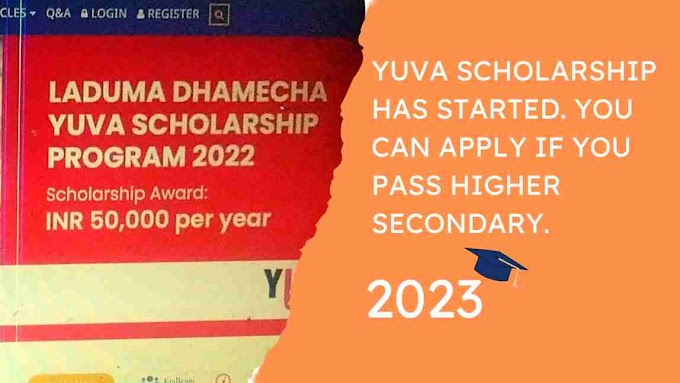  yuva scholarship has started. You can apply if you pass higher secondary.  