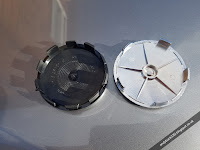 genuine vs fake BMW wheel centre cap