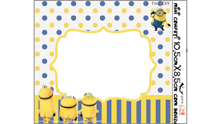 Sexy Minions Free Printable Labels.