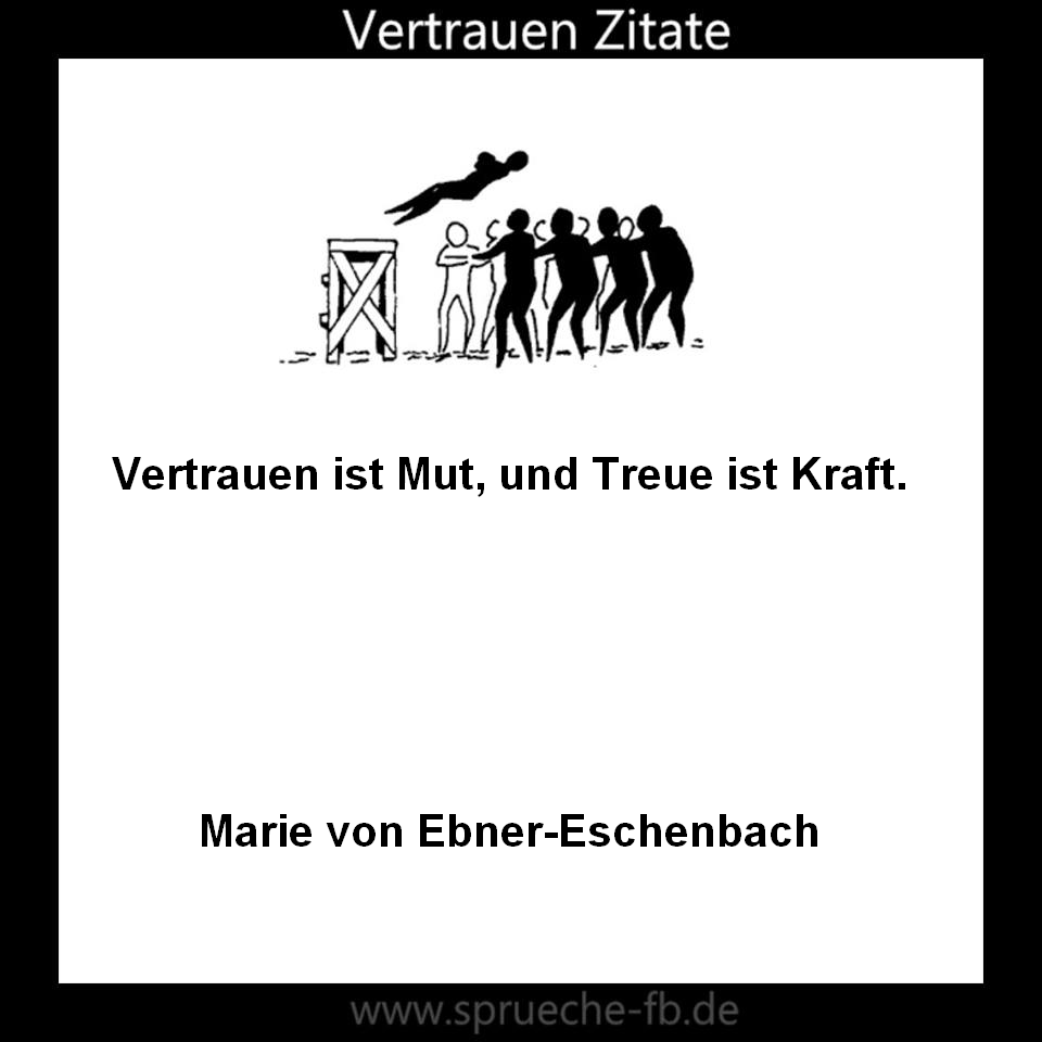 Vertrauen Zitate 2