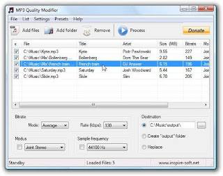 mp3 quality modifier screenshot 1 Meningkatkan Kualitas MP3 Dengan MP3 Quality Modifier
