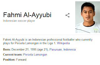 Ayyubi sosok pemain sepakbola Indonesia berikutnya dengan bakat B selain  Fahmi Al-Ayyubi