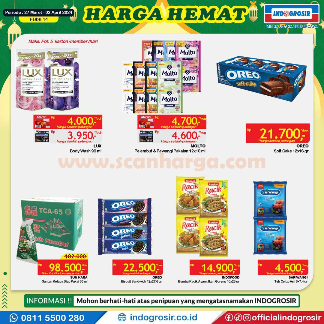 Katalog Indogrosir Promo Harga Hemat 27 Maret - 2 April 2024 3