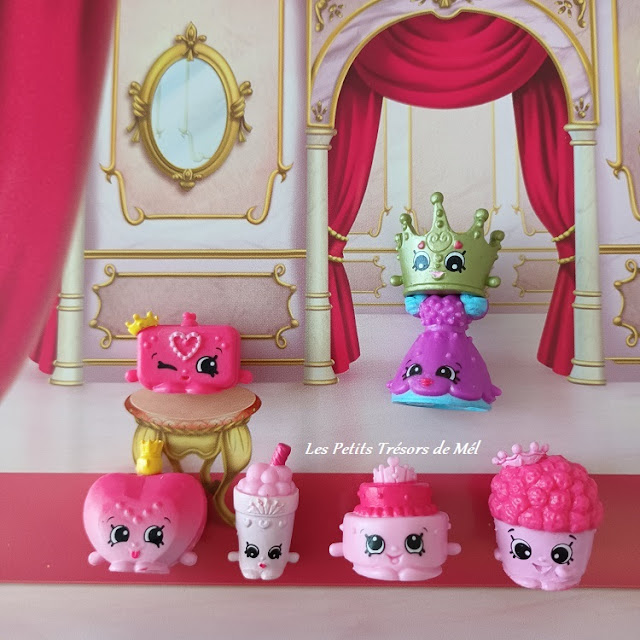 Mes figurines Shopkins série 7 Princess Party.