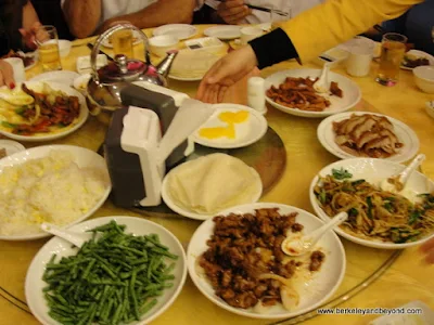 feast at Quanjude RoastDuck Restaurant in Beijing, China.