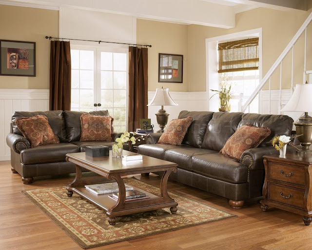 living room paint ideas with brown furniture