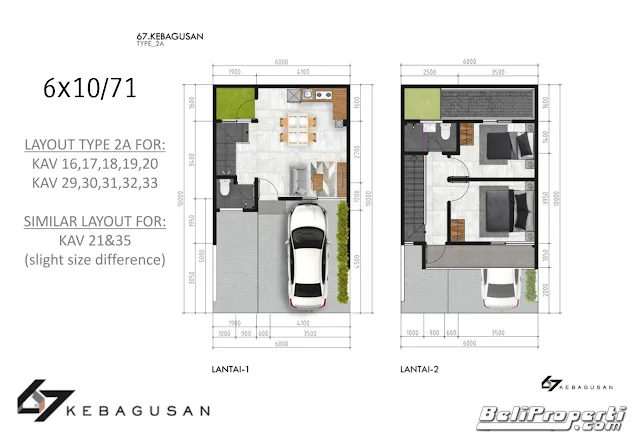 townhouse 67 kebagusan pasar minggu