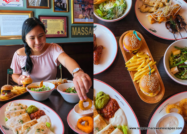 Lady in O'Learys Dubai friday brunch