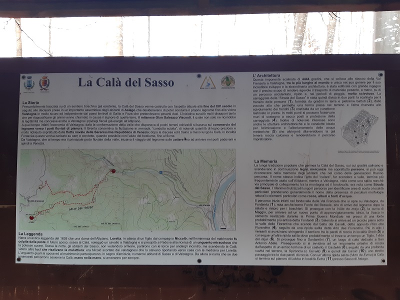 La storia di Cala' del Sasso ed i suoi 4444 scalini
