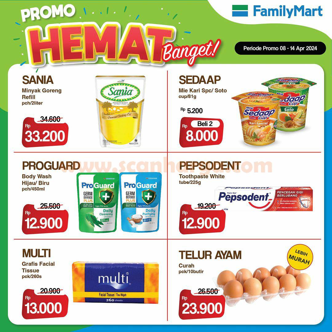 Family Mart Promo Hemat Banget Periode 8 - 14 April 2024