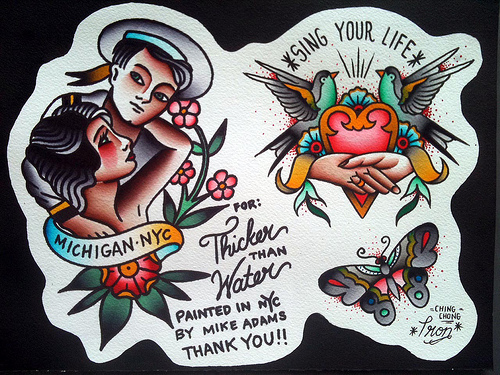 Tattoo Spotlight The Old School Tattoo Art of Mike Adams