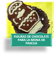 FIGURAS DE CHOCOLATE PARA LA MONA DE PASCUA