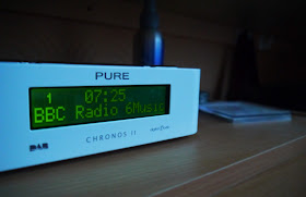 Clock radio playing 6 Music