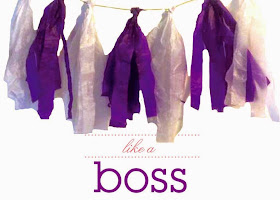 Make a tissue paper tassel garland in minutes without gluing with this tutorial from www.abrideonabudget.com.