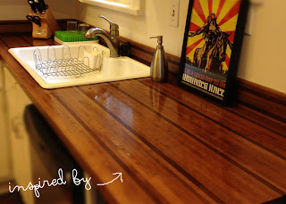 alicia's amazing wooden counter top