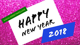 Creative new year 2018 Greeting cards from www.greetings.live 