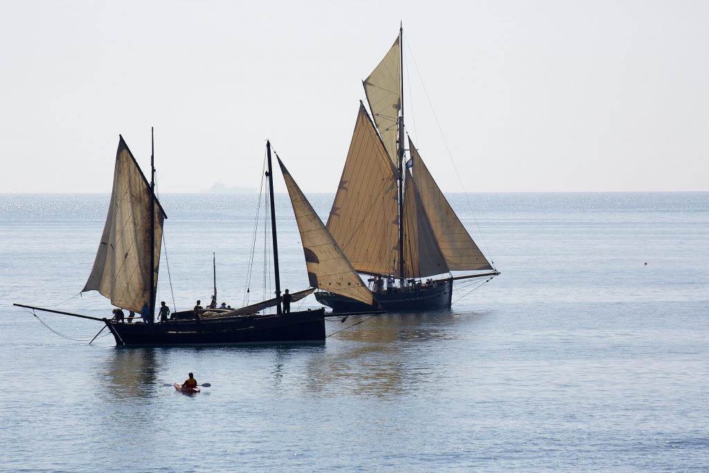 Historic boats at Cornwall festival