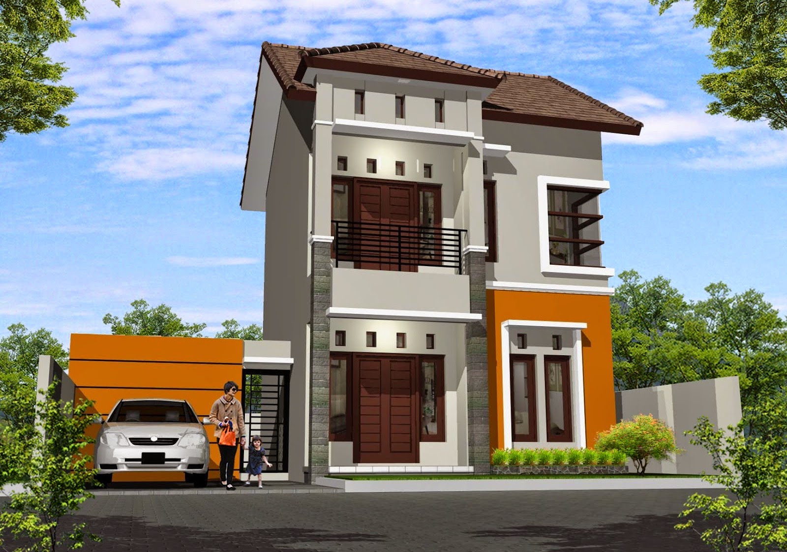 Biaya Rumah Minimalis 2 Lantai Type 45 Desain Rumah Minimalis