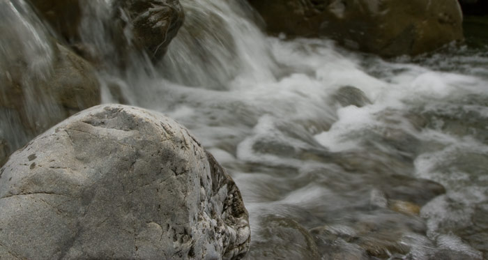 A small waterfall below Ngamoko hut