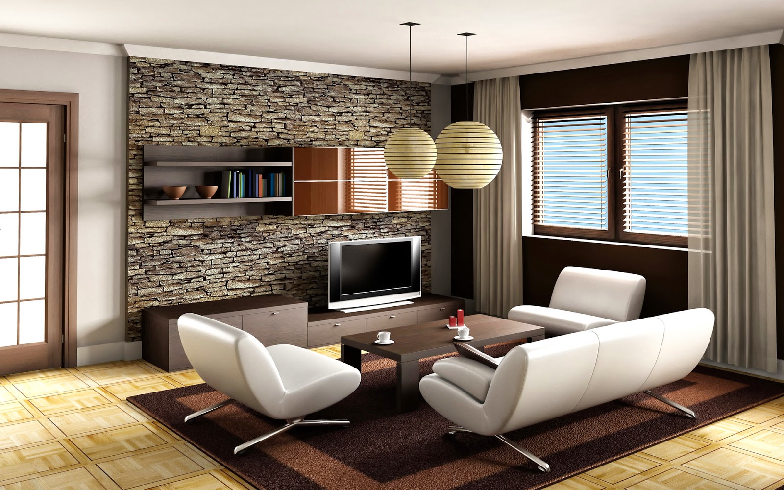 contemporary living room designs for small apartment