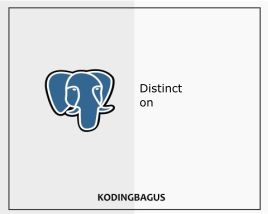 Distinct on in posgresql