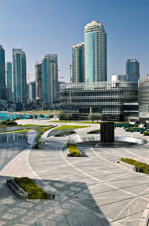Paisajismo en la torre Burj Khalifa - SWA Group