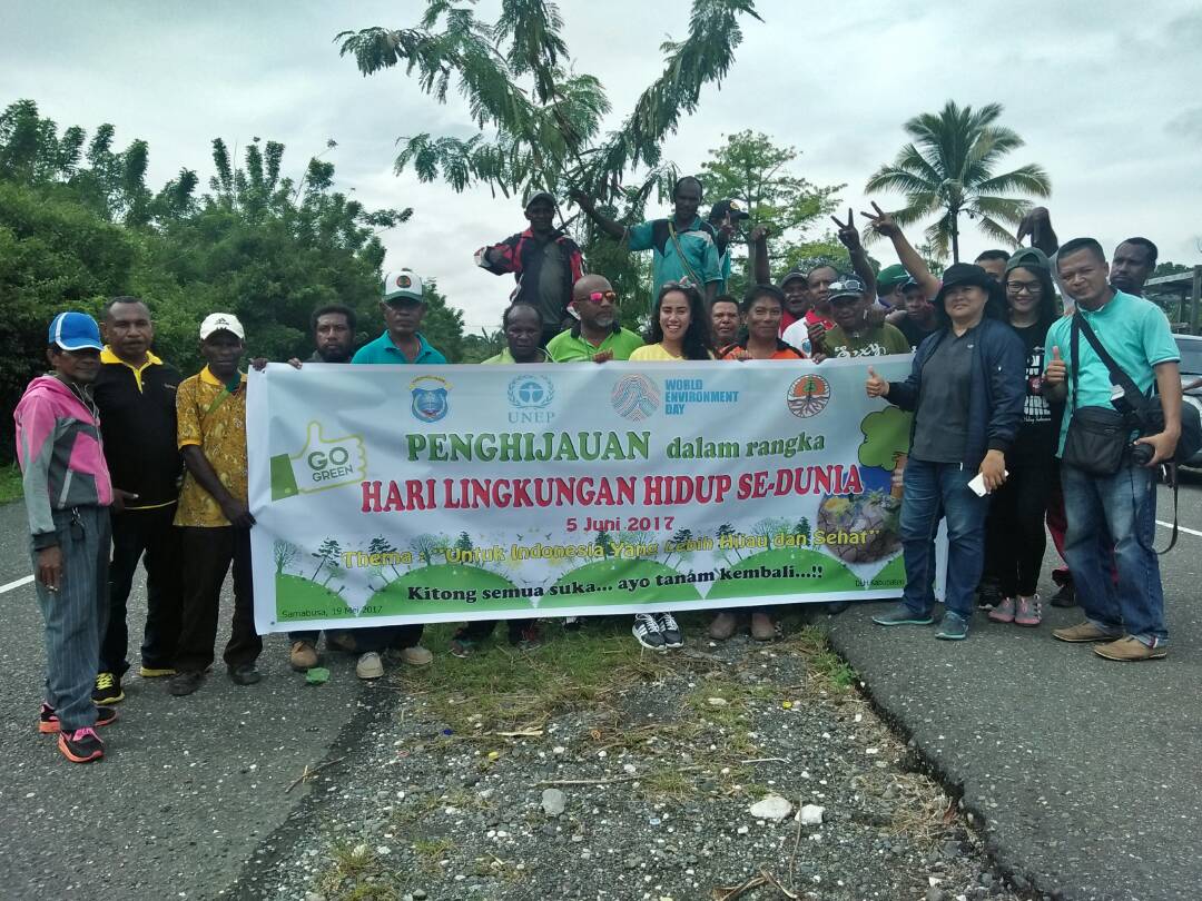 Penghijauan Menanam Seribu Pohon Dinas Lingkungan Hidup Nabire