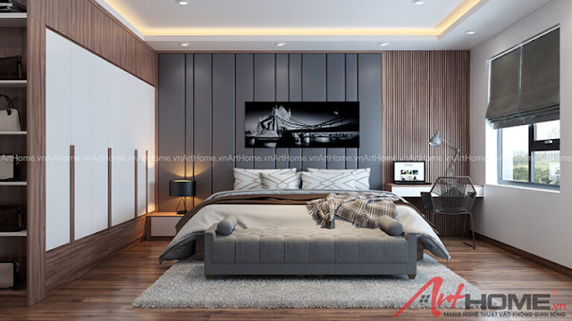Dự án thiết kế phòng ngủ phong cách hiện đại do ArtHome thực hiện