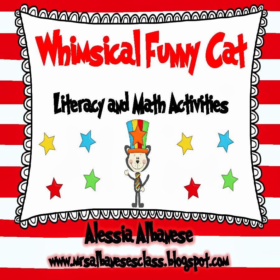 http://www.teacherspayteachers.com/Product/Whimsical-Funny-Cat-Literacy-and-Math-Activities-570748