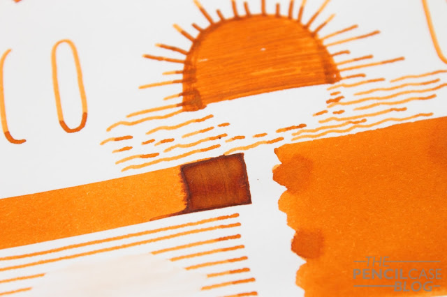 Inktastic: Kaweco Sunrise Orange ink review