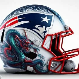New England Patriots Mythological Beasts Concept Helmet