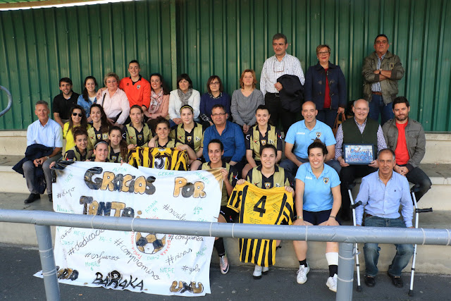 El Barakaldo Club de Fútbol femenino y sus familias