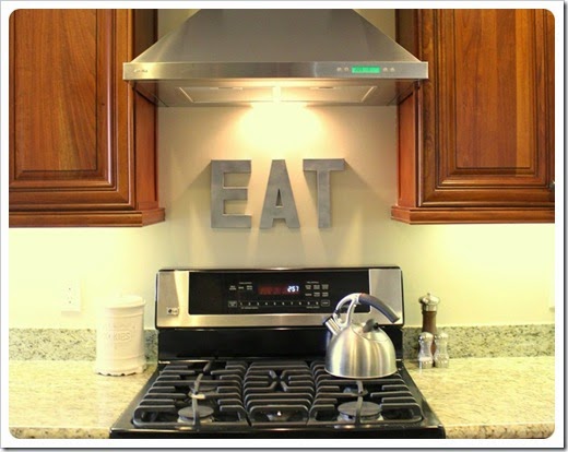 Faux-Metal-Letters